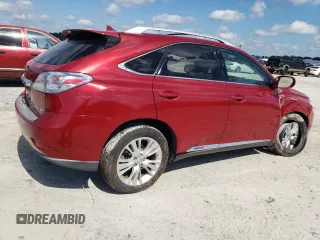 2012 Lexus RX 450h with VIN JTJBC1BA3C2049887, listed as a Copart auction lot 56978415 with 162,626 mi miles and Salvage title. Bid and sale history available at DreamBid. Image 3.