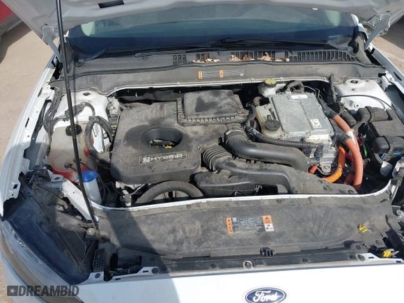 2019 Ford Fusion Hybrid SE with VIN 3FA6P0LU0KR164670, listed as a IAAI auction lot 41811458 with 91,428 mi miles. Bid and sale history available at carsss.com. Image 10.