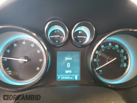 2016 Buick Verano with VIN 1G4PP5SK4G4167515, listed as a Copart auction lot 61451975 with 53,866 mi miles and Salvage title. Bid and sale history available at DreamBid. Image 9.