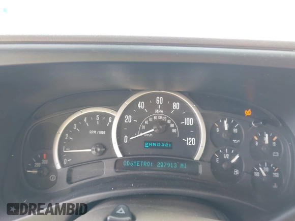 2003 Cadillac Escalade z VIN 1GYEK63N53R304400, wystawiony jako IAAI lot #41544697 z przebiegiem 207 913 mil mil oraz . Historia ofert i sprzedaży dostępna na DreamBid. Obrazek 7.