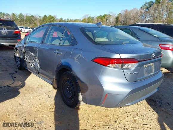 2021 Toyota Corolla LE with VIN JTDEPMAE0MJ186416, listed as a IAAI auction lot 41816266 with 49,220 mi miles. Bid and sale history available at carsss.com. Image 3.
