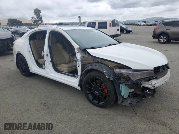 2015 Acura TLX V6 Advance with VIN 19UUB2F74FA025015, listed as a Copart auction lot 47667405 with 94,506 mi miles and Salvage Title. Bid and sale history available at carsss.com. Image 4.