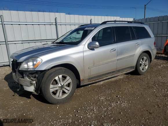 2008 Mercedes-Benz GL-Class 4.6L with VIN 4JGBF71E58A432837, listed as a Copart auction lot 53854885 with 415,230 mi miles and Salvage Title. Bid and sale history available at carsss.com. Image 1.