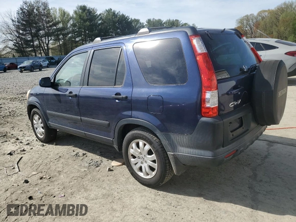 2005 Honda CR-V EX with VIN SHSRD78805U323402, listed as a Copart auction lot 53425795 with 184,485 mi miles and Clean Title. Bid and sale history available at carsss.com. Image 2.