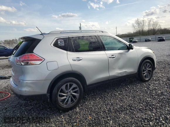 2016 Nissan Rogue SV with VIN 5N1AT2MT7GC813769, listed as a Copart auction lot 49674465 with 130,693 mi miles and Salvage Title. Bid and sale history available at carsss.com. Image 3.