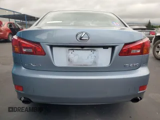 2006 Lexus IS 250 Manual with VIN JTHBK262862020029, listed as a Copart auction lot 52809295 with 72,654 mi miles and Salvage Title. Bid and sale history available at carsss.com. Image 6.