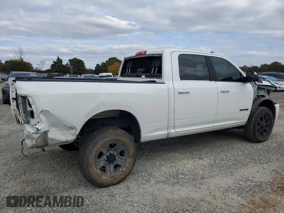 2022 Ram 2500 Big Horn with VIN 3C6UR5DL7NG394759, listed as a Copart auction lot 76831984 with 72,283 mi miles and Salvage Title. Bid and sale history available at carsss.com. Image 3.