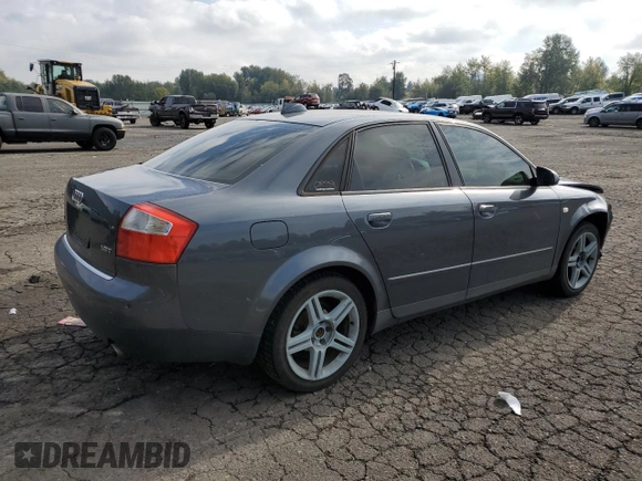 2004 Audi A4 1.8T with VIN WAULC68E84A017441, listed as a Copart auction lot 77380194 with 161,257 mi miles and Salvage Title. Bid and sale history available at carsss.com. Image 3.