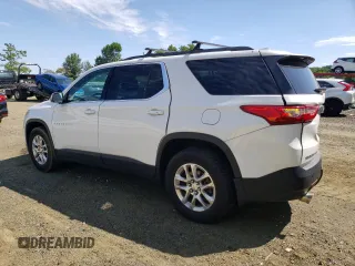 2021 Chevrolet Traverse LT Leather with VIN 1GNEVHKW9MJ235799, listed as a Copart auction lot 62267434 with 54,602 mi miles and Salvage Title. Bid and sale history available at carsss.com. Image 2.