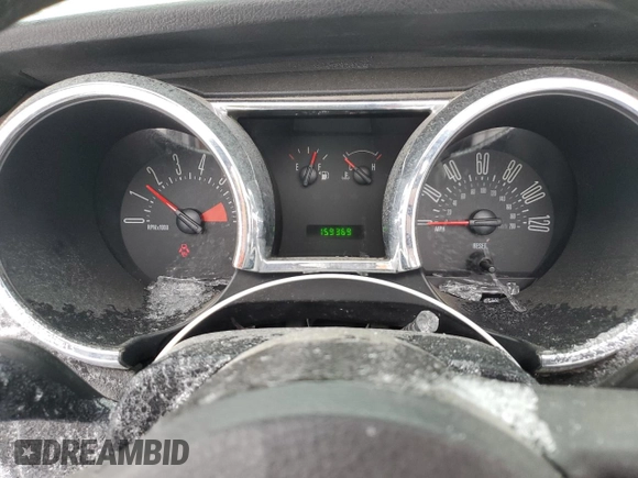 2007 Ford Mustang Deluxe with VIN 1ZVFT84N975330400, listed as a Copart auction lot 87208114 with 159,369 mi miles and Salvage title. Bid and sale history available at DreamBid. Image 9.