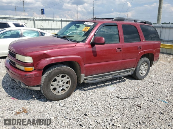 2004 Chevrolet Tahoe LT with VIN 1GNEK13Z94R202747, listed as a Copart auction lot 62443234 with 0 mi miles and Salvage Title. Bid and sale history available at carsss.com. Image 1.