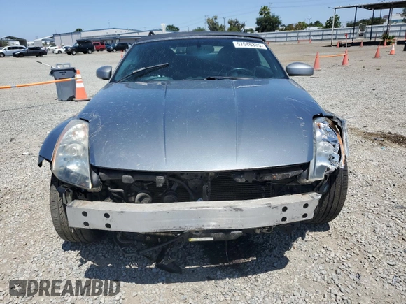 2004 Nissan 350Z Touring z VIN JN1AZ36A94T011081, wystawiony jako Copart lot #57646305 z przebiegiem 130 198 mil mil oraz Szkoda całkowita • Salvage title. Historia ofert i sprzedaży dostępna na DreamBid. Obrazek 5.