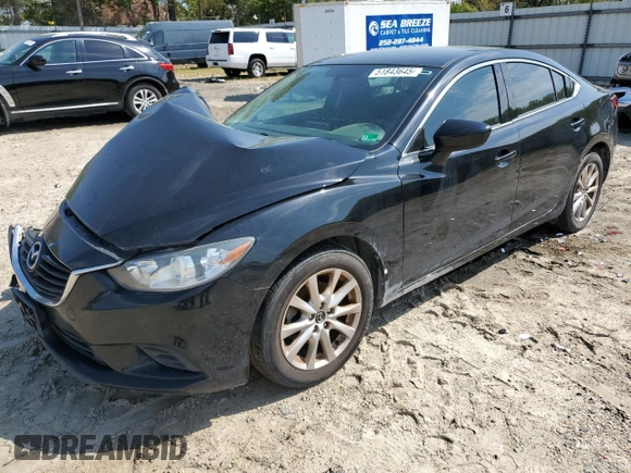 2016 Mazda 6 i Sport with VIN JM1GJ1U50G1450825, listed as a Copart auction lot 51843645 with 100,653 mi miles and Clean Title. Bid and sale history available at DreamBid. Image 1.