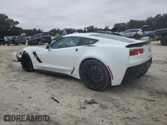 2017 Chevrolet Corvette Grand Sport 2LT with VIN 1G1YY2D75H5100245, listed as a Copart auction lot 89312455 with 73,495 mi miles and Salvage Title. Bid and sale history available at carsss.com. Image 2.