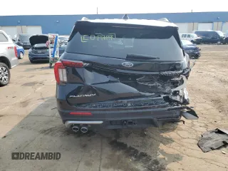 2025 Ford Explorer Platinum с VIN 1FMWK8HC2SGA51085, выставлен на аукционе Copart как лот 59028545 с пробегом 1 771 миль миль и Чистый • Clean title. История ставок и продаж доступна на DreamBid. Изображение 6.