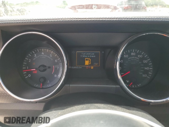 2017 Ford Mustang GT with VIN 1FA6P8CF2H5250543, listed as a Copart auction lot 61125835 with 52,650 mi miles and Salvage title. Bid and sale history available at DreamBid. Image 9.