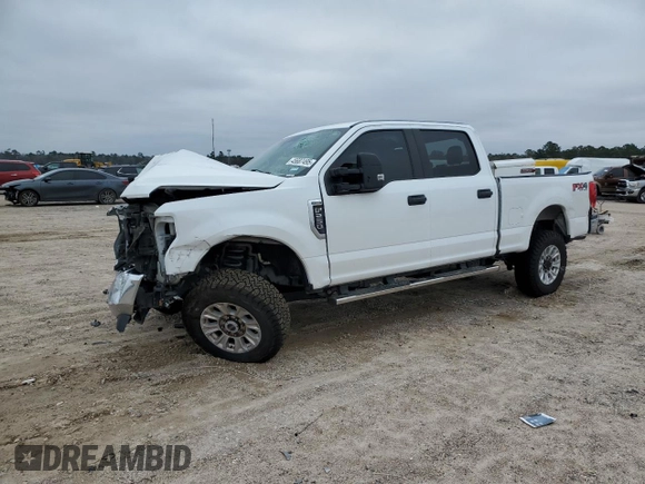2022 Ford Super Duty F-250 SRW XL with VIN 1FT7W2B62NEG39923, listed as a Copart auction lot 45687495 with 73,648 mi miles and Salvage Title. Bid and sale history available at carsss.com. Image 1.