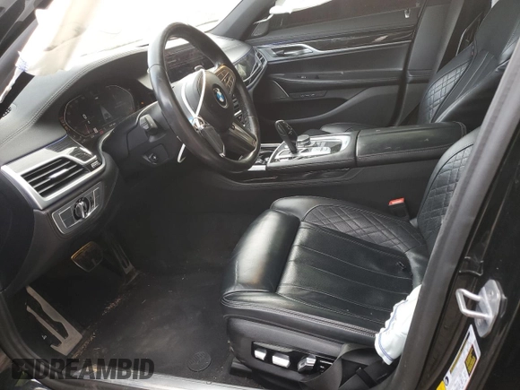 2020 BMW 7 Series 750i xDrive with VIN WBA7U2C05LCD61656, listed as a Copart auction lot 88114005 with 0 mi miles and Salvage Title. Bid and sale history available at carsss.com. Image 7.