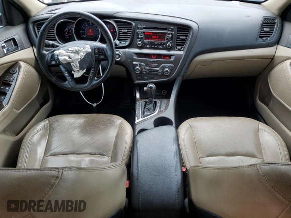 2013 Kia Optima EX with VIN 5XXGN4A78DG150560, listed as a Copart auction lot 59617265 with 212,739 mi miles and Salvage title. Bid and sale history available at DreamBid. Image 8.