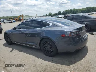 2017 Tesla Model S 100D with VIN 5YJSA1E24HF191280, listed as a Copart auction lot 62598095 with 57,262 mi miles and Clean title. Bid and sale history available at DreamBid. Image 2.