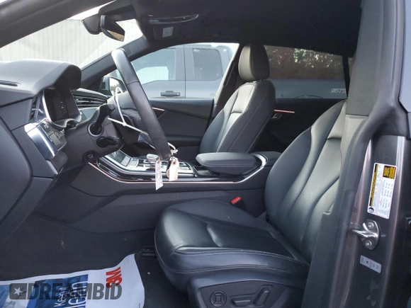 2020 Audi Q8 Premium Plus with VIN WA1BVAF10LD004430, listed as a Copart auction lot 76661403 with 16,826 mi miles. Bid and sale history available at carsss.com. Image 7.