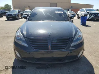 2013 Hyundai Equus Signature z VIN KMHGH4JH1DU063847, wystawiony jako Copart lot #58177565 z przebiegiem 121 715 mil mil oraz Tytuł czysty. Historia ofert i sprzedaży dostępna na DreamBid. Obrazek 5.