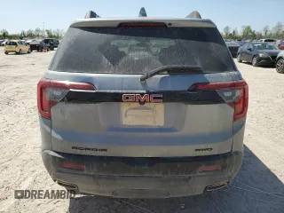 2023 GMC Acadia SLT with VIN 1GKKNUL48PZ120798, listed as a Copart auction lot 49889735 with 55,268 mi miles and Salvage Title. Bid and sale history available at DreamBid. Image 6.