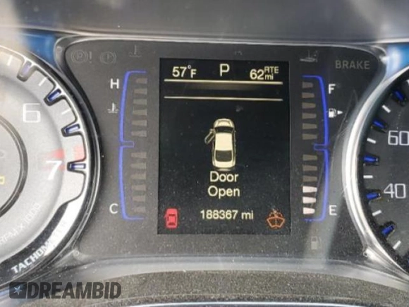 2016 Chrysler 200 S with VIN 1C3CCCBG3GN161105, listed as a Copart auction lot 47258675 with 188,367 mi miles and Salvage Title. Bid and sale history available at carsss.com. Image 9.