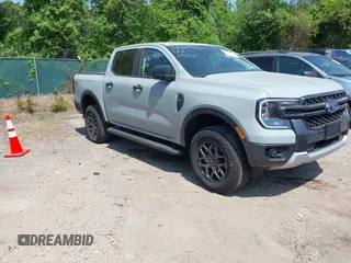 2024 Ford Ranger XLT with VIN 1FTER4HH2RLE53707, listed as a IAAI auction lot 42169968 with 4,026 mi miles and . Bid and sale history available at DreamBid. Image 1.