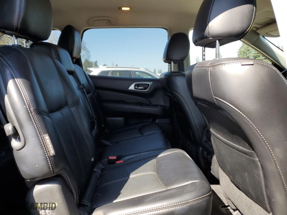 2018 Nissan Pathfinder SL with VIN 5N1DR2MM4JC630082, listed as a Copart auction lot 54056555 with 56,728 mi miles and Clean Title. Bid and sale history available at carsss.com. Image 11.