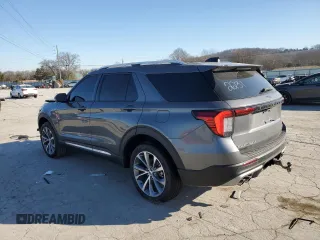 2025 Ford Explorer Platinum with VIN 1FMWK8HCXSGA82231, listed as a Copart auction lot 88560865 with 5,652 mi miles and Salvage title. Bid and sale history available at DreamBid. Image 2.