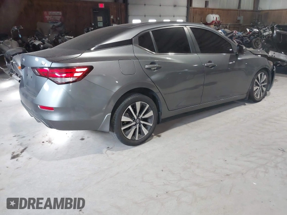 2020 Nissan Sentra SV with VIN 3N1AB8CV7LY306730, listed as a IAAI auction lot 40678642 with 42,306 mi miles. Bid and sale history available at carsss.com. Image 4.