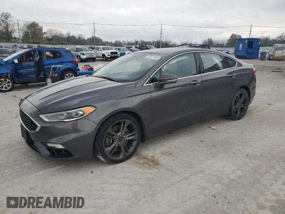 2017 Ford Fusion Sport with VIN 3FA6P0VP5HR342833, listed as a Copart auction lot 79521494 with 152,307 mi miles and Non Repairable. Bid and sale history available at carsss.com. Image 1.
