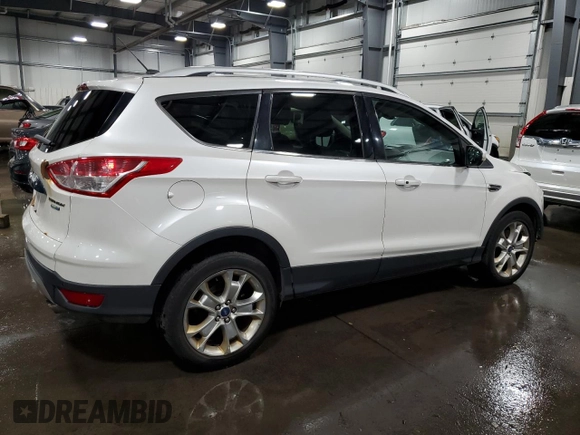 2014 Ford Escape Titanium with VIN 1FMCU9J94EUE52922, listed as a Copart auction lot 76987744 with 185,966 mi miles and Salvage Title. Bid and sale history available at carsss.com. Image 3.