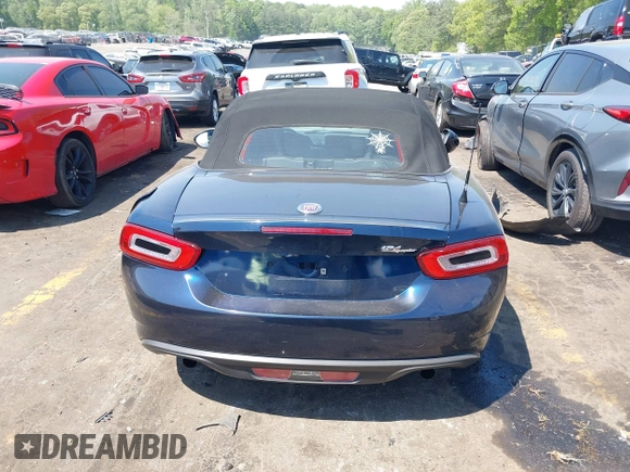 2018 FIAT 124 Spider Classica with VIN JC1NFAEK1J0136558, listed as a IAAI auction lot 42065716 with 67,000 mi miles and . Bid and sale history available at DreamBid. Image 16.