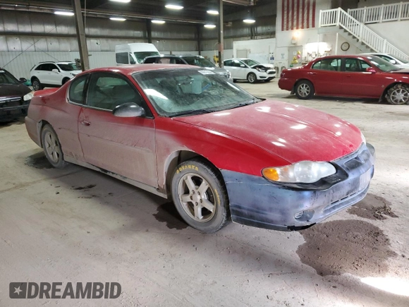 2003 Chevrolet Monte Carlo LS with VIN 2G1WW12E539326564, listed as a Copart auction lot 85610334 with 211,142 mi miles and Salvage Title. Bid and sale history available at carsss.com. Image 4.