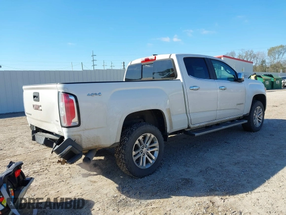 2017 GMC Canyon 4WD SLT with VIN 1GTP6DE10H1255789, listed as a IAAI auction lot 41617902 with 112,368 mi miles. Bid and sale history available at carsss.com. Image 4.