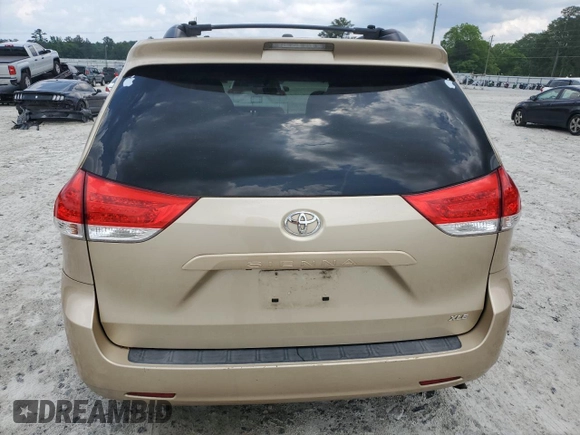2011 Toyota Sienna XLE AAS с VIN 5TDYK3DC8BS106182, выставлен на аукционе Copart как лот 57728465 с пробегом 168 468 миль миль и Списание • Salvage title. История ставок и продаж доступна на DreamBid. Изображение 6.