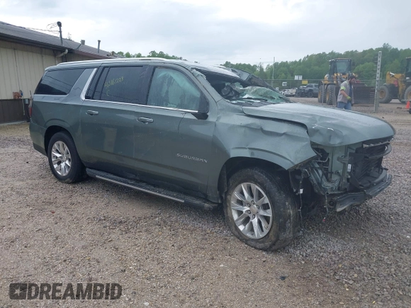 2023 Chevrolet Suburban Premier z VIN 1GNSCFKD7PR463950, wystawiony jako IAAI lot #42161223 z przebiegiem 40 585 mil mil oraz . Historia ofert i sprzedaży dostępna na DreamBid. Obrazek 1.