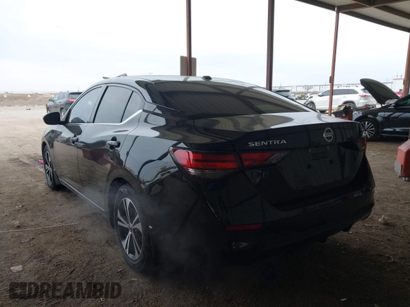 2021 Nissan Sentra SV with VIN 3N1AB8CVXMY312622, listed as a IAAI auction lot 41632163 with 19,616 mi miles and . Bid and sale history available at DreamBid. Image 3.