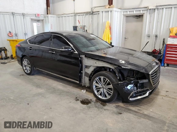 2018 Genesis G80 3.8L with VIN KMHGN4JE7JU232778, listed as a Copart auction lot 77440294 with 71,623 mi miles and Non repairable. Bid and sale history available at DreamBid. Image 4.