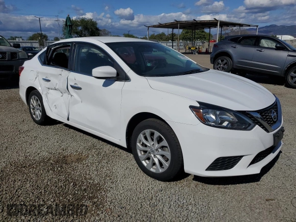2019 Nissan Sentra SV z VIN 3N1AB7AP1KY313153, wystawiony jako Copart lot #53393725 z przebiegiem 53 203 mil mil oraz Szkoda całkowita • Salvage title. Historia ofert i sprzedaży dostępna na DreamBid. Obrazek 4.