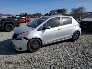 2014 Toyota Yaris L with VIN JTDKTUD35ED575352, listed as a Copart auction lot 47495895 with 92,410 mi miles and Salvage Title. Bid and sale history available at carsss.com. Image 1.