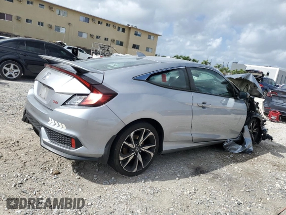 2017 Honda Civic Si with VIN 2HGFC3A57HH753983, listed as a Copart auction lot 51331985 with 93,221 mi miles and Salvage Title. Bid and sale history available at DreamBid. Image 3.