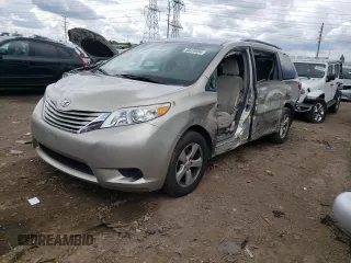 2017 Toyota Sienna LE Auto Access Seat with VIN 5TDKZ3DC5HS767808, listed as a Copart auction lot 56420384 with 151,995 mi miles and Salvage title. Bid and sale history available at DreamBid. Image 1.