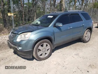 2010 GMC Acadia SLT2 z VIN 1GKLVNED1AJ119781, wystawiony jako Copart lot #54142015 z przebiegiem 112 126 mil mil oraz Szkoda całkowita • Salvage title. Historia ofert i sprzedaży dostępna na DreamBid. Obrazek 1.
