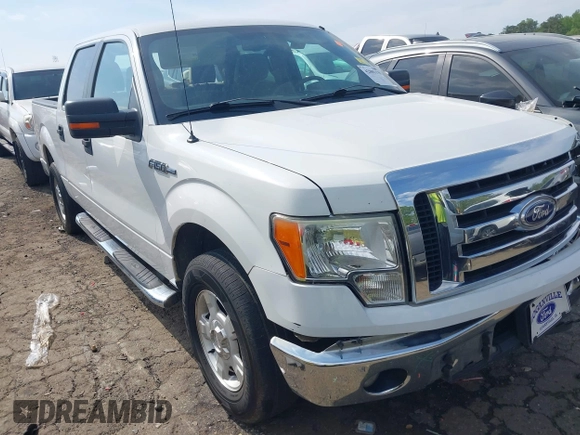 2010 Ford F-150 XL with VIN 1FTEW1C80AKE13666, listed as a IAAI auction lot 42002179 with 121,288 mi miles. Bid and sale history available at carsss.com. Image 1.