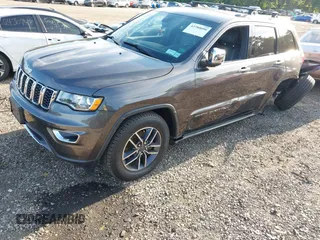 2019 Jeep Grand Cherokee Limited with VIN 1C4RJFBGXKC662056, listed as a IAAI auction lot 42780090 with 48,255 mi miles and . Bid and sale history available at DreamBid. Image 17.