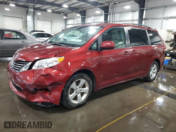 2014 Toyota Sienna LE AAS с VIN 5TDKK3DC9ES444474, выставлен на аукционе Copart как лот 54336055 с пробегом 184 180 миль миль и Списание • Salvage title. История ставок и продаж доступна на DreamBid. Изображение 1.