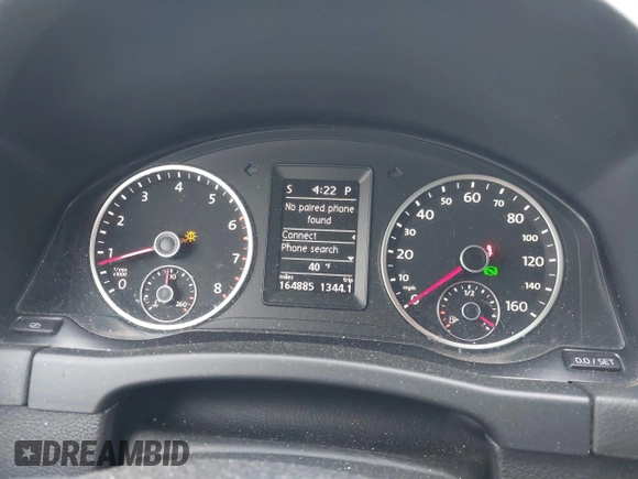 2012 Volkswagen Tiguan SEL with VIN WVGAV7AX2CW529232, listed as a IAAI auction lot 41955121 with 164,885 mi miles and . Bid and sale history available at DreamBid. Image 7.